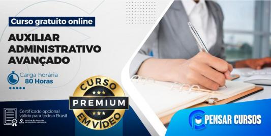 Curso Gratuito Online Auxiliar Administrativo Avançado