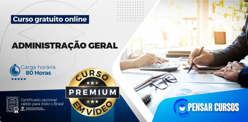 Curso Gratuito Online Administração Geral