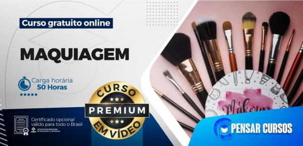 Curso Gratuito Online Maquiagem